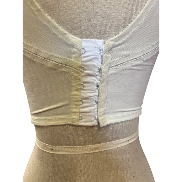 Vintage Lingerie Union Made Fantasia Original Lilyette White Lace Bustier Corset - Picture 9 of 12